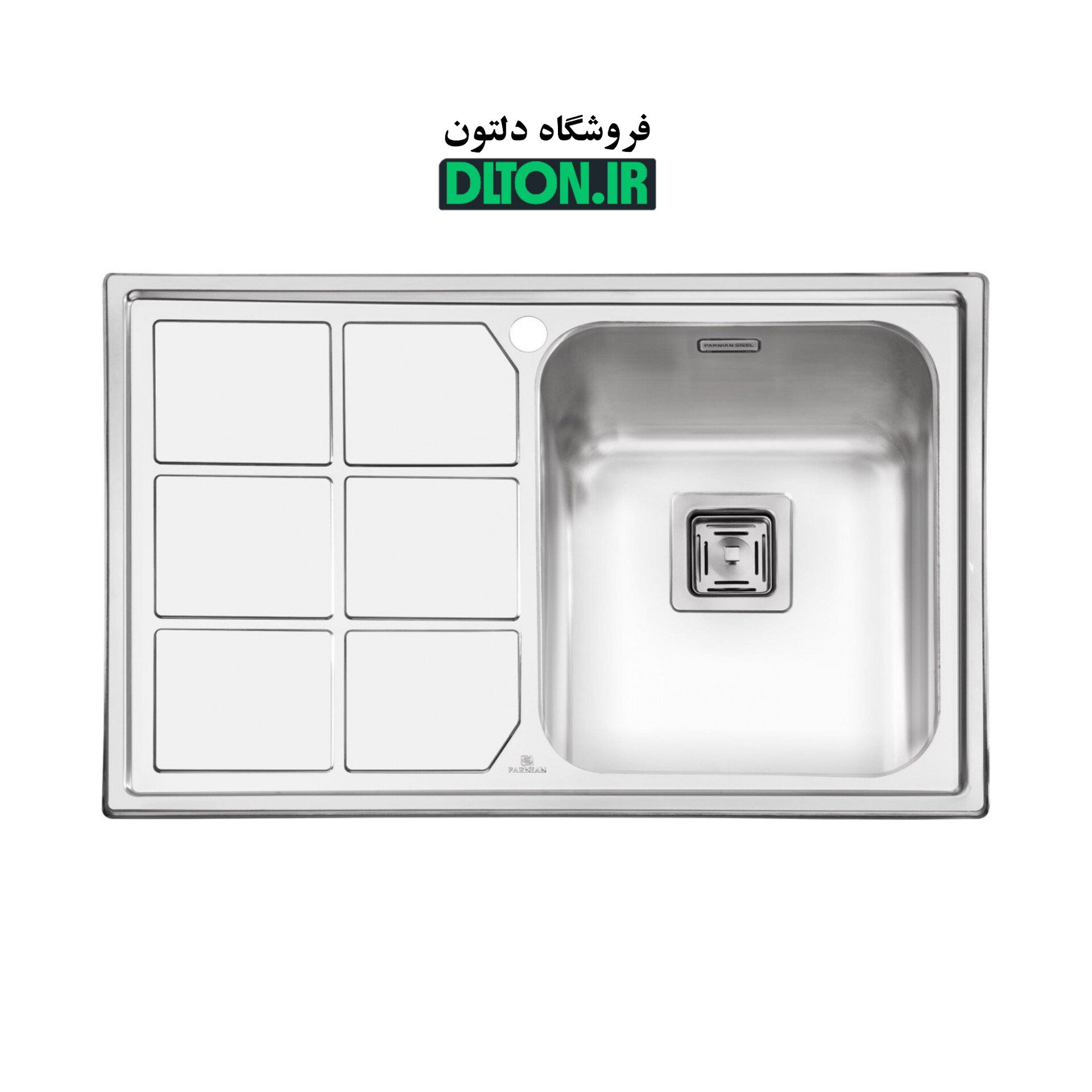 سینک توکار پرنیان استیل PS 1218
